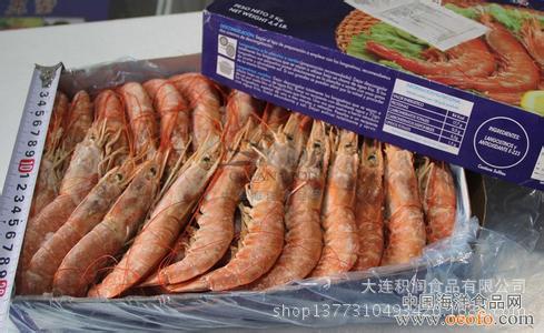 冷冻粗加工野生水产品冷冻肉质饱满个头大阿根廷红虾批发2kg/盒